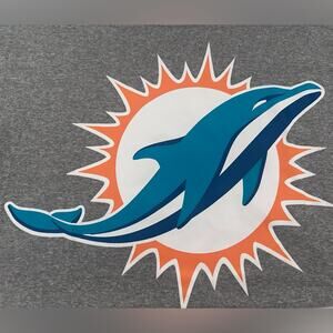 Miami Dolphins Large shirt, light weight summer wear  football Sz L